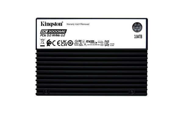Kingston 3.84TB DC3000ME U.2 PCIe 5.0 NVMe TCG Opal Enterprise SSD-SEDC3000ME/3T8