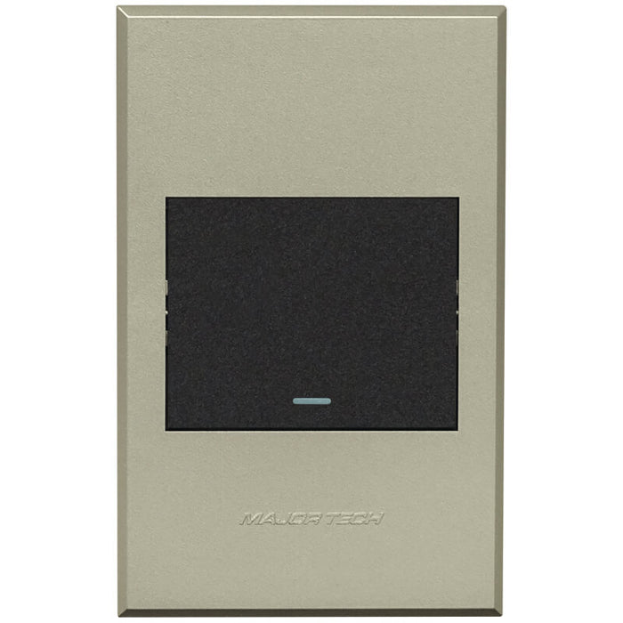 Major Tech One Lever One-Way Switch GR/TI (100mmx50mm) 3V111GT