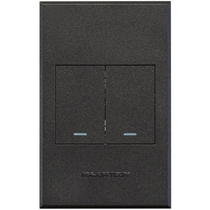 Major Tech Two Lever Two-Way Switch GR/GR (100mmx50mm) 3V122GG