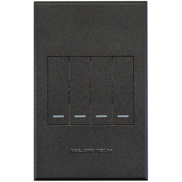 Major Tech Four Lever Two-Way Switch GR/GR (100mmx50mm) 3V124GG