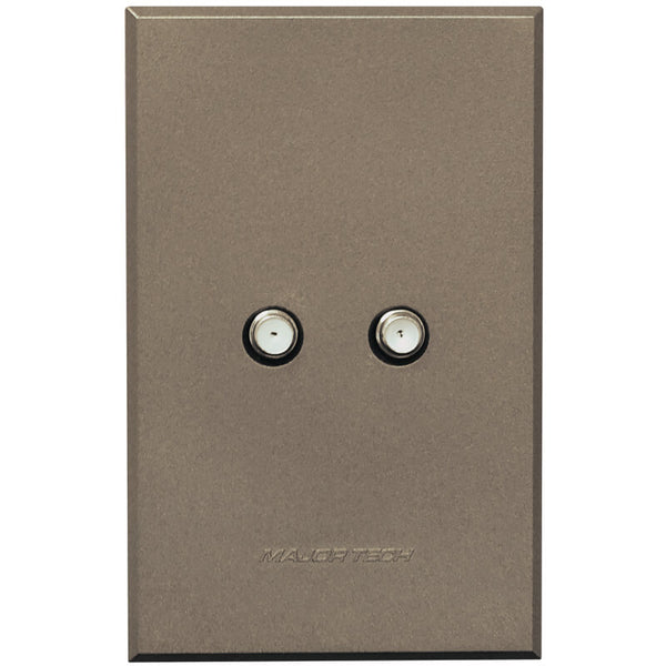 Major Tech Dual Satellite Socket BZ (100mmx50mm) 3V132B
