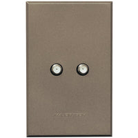 Major Tech Dual Satellite Socket No Cover (100mmx50mm) 3V132