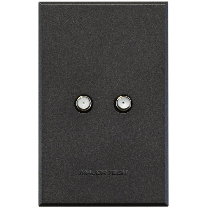 Major Tech Dual Satellite Socket GR (100mmx50mm) 3V132G
