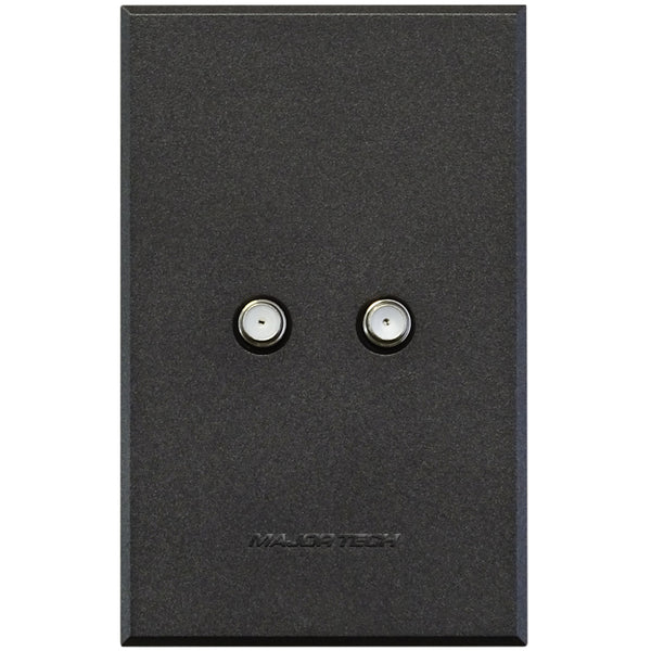 Major Tech Dual Satellite Socket GR (100mmx50mm) 3V132G
