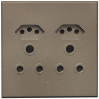 Major Tech Double RSA, Double V-Slim Socket BZ (100mmx100mm) 3V24B