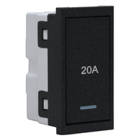 Major Tech 20A Double Pole Switch Module (1 Mod) GR 3VM121DGR