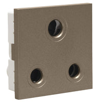 Major Tech 16A RSA Socket Module (2 Mod) BZ 3VM201BZ