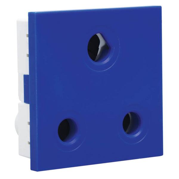 Major Tech 16A RSA Dedicated Socket Module (2 Mod) BK 3VM202BL