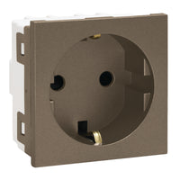 Major Tech 16A Schucko Socket Module with Side Earth (2 Mod) BZ 3VM206BZ