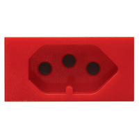 Major Tech VETi 3 AURA - 16A Partially Dedicated V-Slim Socket Module - Modular | 3VM208DRD - image 1