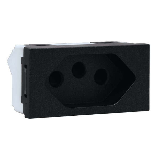 Major Tech 16A 3 Pin V-Slim Socket Module (1 Mod) GR 3VM208GR