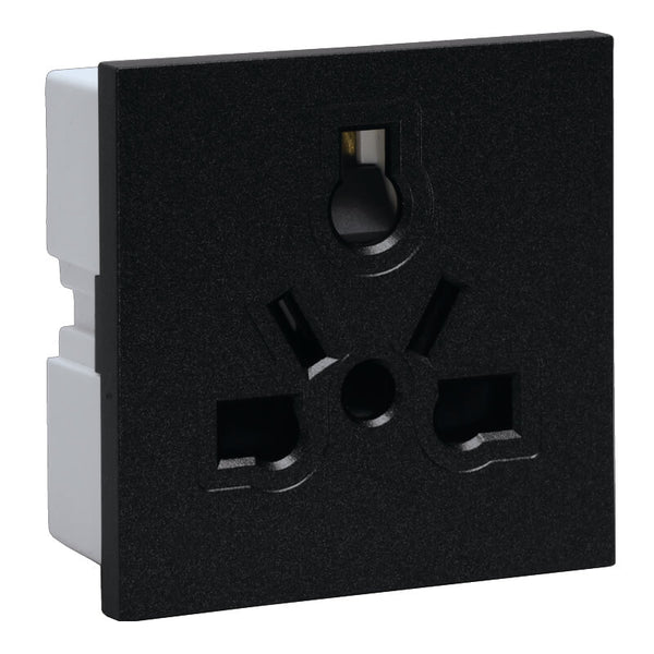 Major Tech 16A International Socket Module (2 Mod) GR 3VM211GR