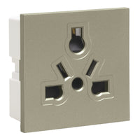 Major Tech 16A International Socket Module (2 Mod) TM 3VM211TM