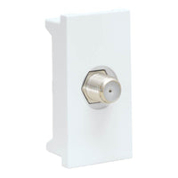 Major Tech VETi 3 AURA - F-Type Satellite Socket Module - Modular | 3VM302WT