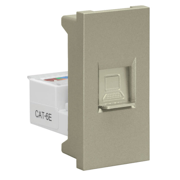 Major Tech Data Socket (RJ45 - CAT 6) Module (1 Mod) TM 3VM305TM