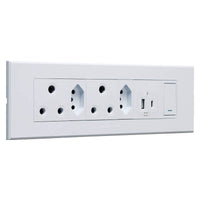Major Tech VETi 3 AURA - RSA, V-Slim, Schuko, USB-A & USB-C Omni Cluster - Complete | 3VOMNI1WW