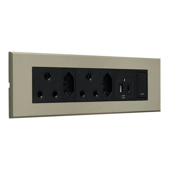 Major Tech Dbl RSA,Dbl V-Slim,A&C USB Omni TI/BZ 3VOMNI3TB