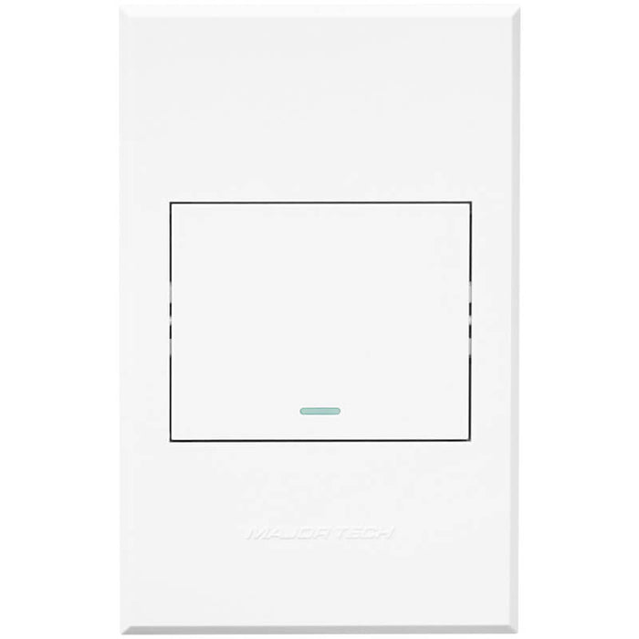 Major Tech VETi 3 POLA - One Lever Switch Cover Plate - Monoblock | 3VP11WW