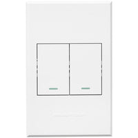 Major Tech VETi 3 POLA - Two Lever Switch Cover Plate - Monoblock | 3VP12WW