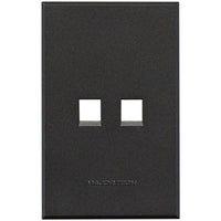 Major Tech Dual Data Cover Plate GR (100mmx50mm) 3VP135G