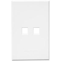Major Tech VETi 3 POLA - Dual Data Socket Cover Plate - Monoblock | 3VP135W