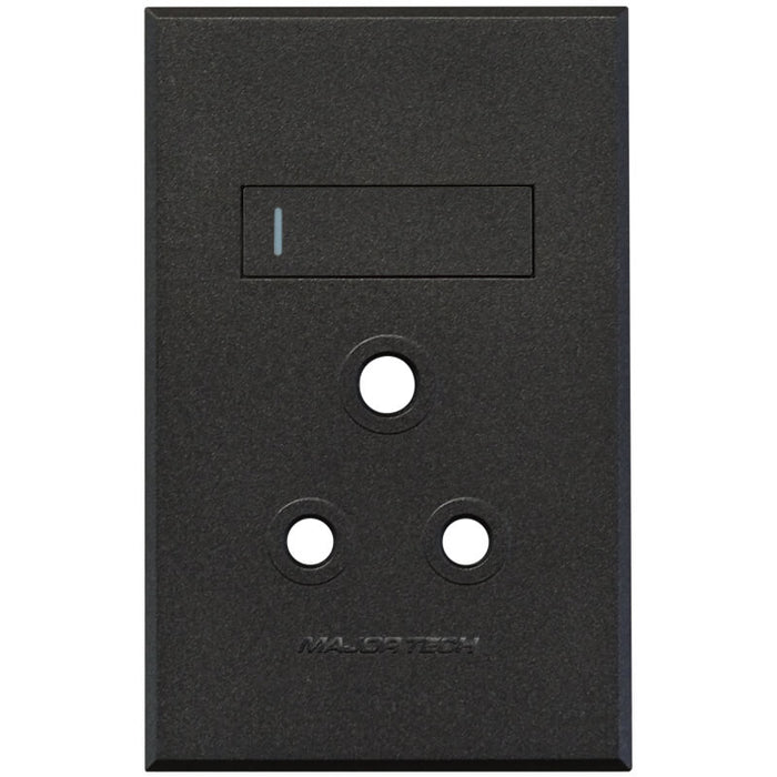 Major Tech Single Socket Cover Plate GR/GR (100mmx50mm) 3VP20GG