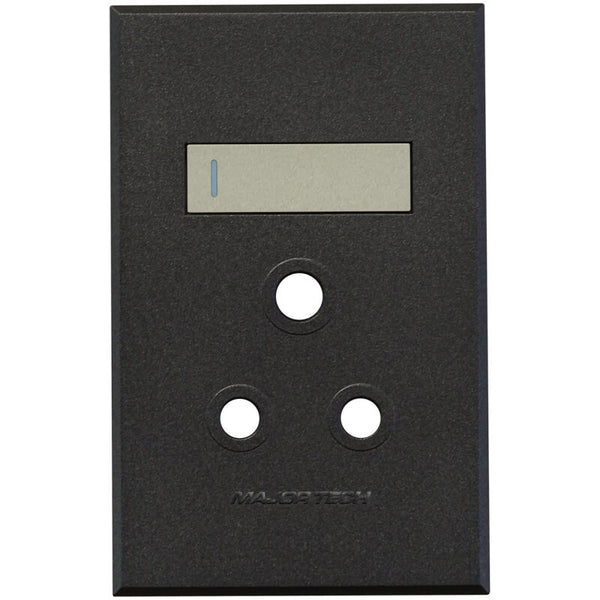 Major Tech Single Socket Cover Plate TI/GR (100mmx50mm) 3VP20TG