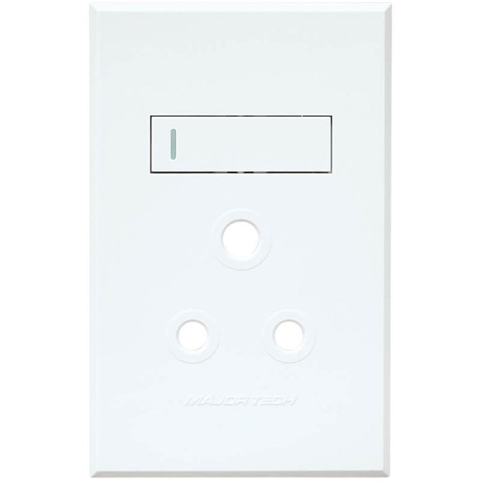 Major Tech VETi 3 POLA - Single RSA Socket Cover Plate - Monoblock | 3VP20WW