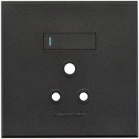 Major Tech Single Socket Cover Plate GR/GR (100mmx100mm) 3VP21GG