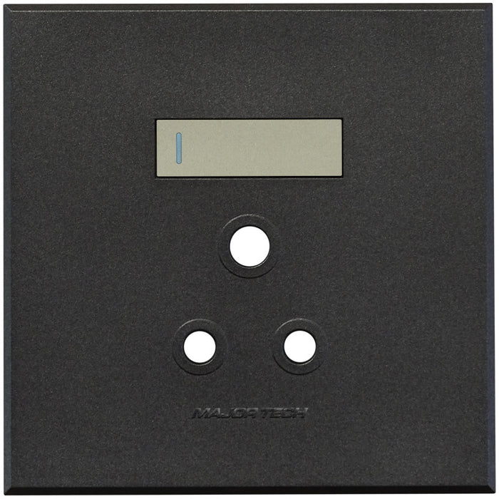 Major Tech Single Socket Cover Plate TI/GR (100mmx100mm) 3VP21TG