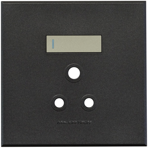 Major Tech Single Socket Cover Plate TI/GR (100mmx100mm) 3VP21TG