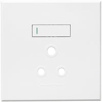 Major Tech VETi 3 POLA - Single RSA Socket Cover Plate - Monoblock | 3VP21WW