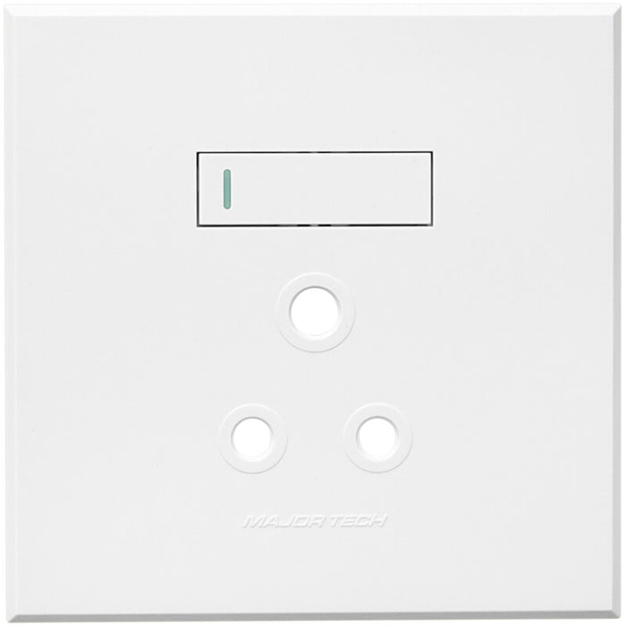 Major Tech VETi 3 POLA - Single RSA Socket Cover Plate - Monoblock | 3VP21WW