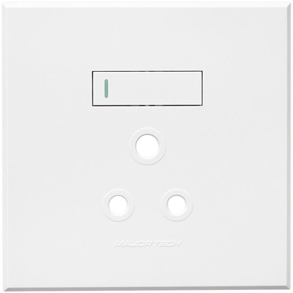 Major Tech VETi 3 POLA - Single RSA Socket Cover Plate - Monoblock | 3VP21WW