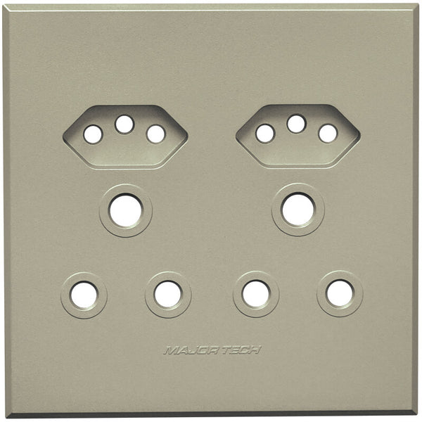 Major Tech Double RSA, Double V-Slim Cover Plate TI (100mmx100mm) 3VP24T