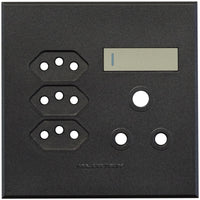Major Tech Single RSA, Triple V-Slim Cover Plate TI/GR (100mmx100mm) 3VP25TG