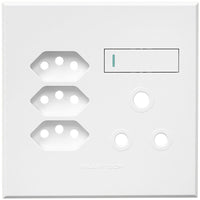 Major Tech VETi 3 POLA - V-Slim & RSA Socket Cover Plate - Monoblock | 3VP25WW