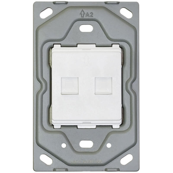 Major Tech Dual Data Socket TI (100mmx50mm) 3V135T