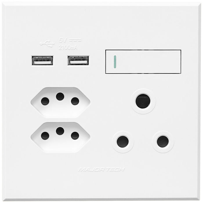 Major Tech VETi 3 POLA - USB, Double V-Slim, Single RSA Socket - Complete | 3VW27 - image 1