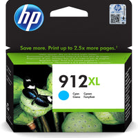 HP 912XL High Yield Cyan Original Ink Cartridge