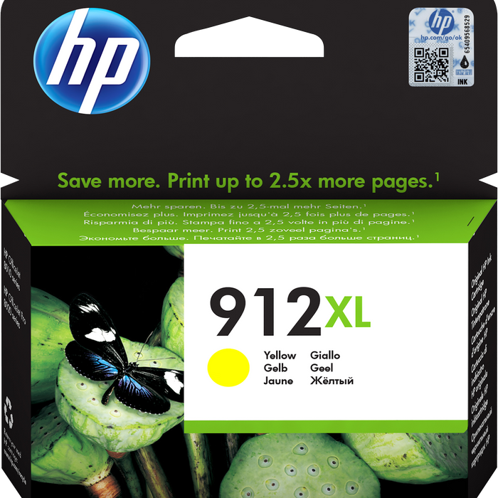 HP 912XL High Yield Yellow Original Ink Cartridge
