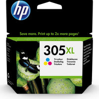 HP 305XL High Yield Tri-Colour Original Ink Cartridge - Print More, Save More