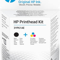 HP Black/Tri-Color GT Printhead Kit-3YP61AE