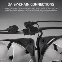 Corsair RS140 ARGB 140mm PWM Fans Dual Pack