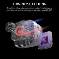 Corsair NAUTILUS 360 ARGB White; 360mm Radiator; Liquid CPU Cooler; Intel® LGA 1851/1700; AMD® AM5/AM4