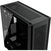 7000D Airflow Black Tempered Glass Full Tower; 6x 3.5'' |  4x 2.5'' Drive Bays ; 480mm Radiator Compatible; 3x140mm fan incl-CC-9011218-WW