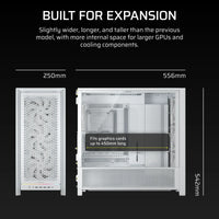 FRAME 5000D RS Mid-Tower PC Case; 4x RS 140 PWM Fans; 2x 2.5'' ; 1x 3.5'';-CC-9011308-WW