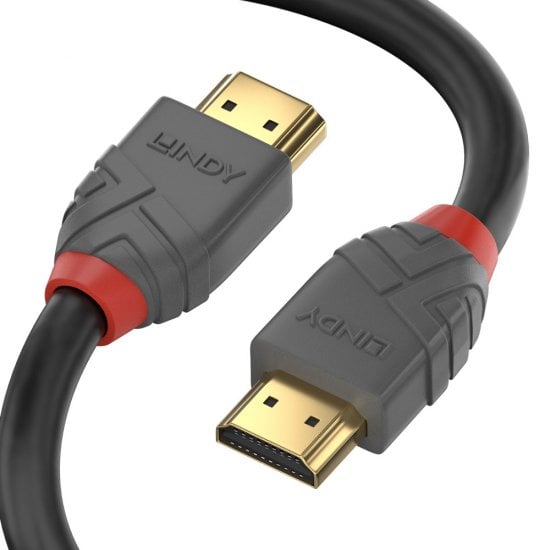 LINDY 3M HDMI MM HIGH SPEED CABLE-ANTHRA (36964) - CAB-HDMI-MM-3M-LIN