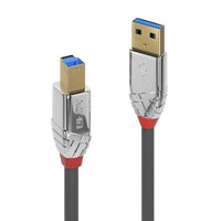 LINDY 3M USB3.0 A MALE TO B MALE CROMO L (36663) - CAB-USB3.0-3M-CL