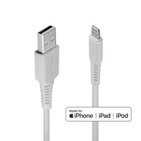 LINDY 3M USB2.0 TYPE-A TO MFI LIGHTNING CABLE - WHITE (31328) - CAB-USB-LIGHT-3M-WHL